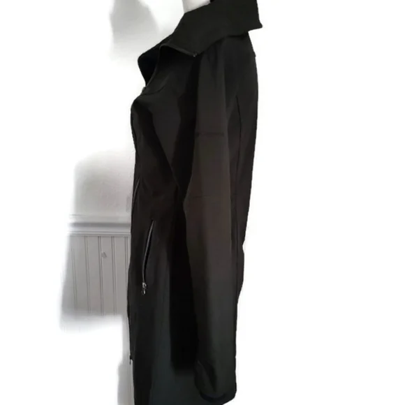 Columbia Olive Green Rain Trench Coat Like New Not Faded Great Shape Size Medium - Picture 2 of 5